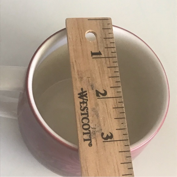 STARBUCKS 2011 Two Tone Dusty Mauve Purple & Hibiscus Ceramic Hand Painted Mug - Picture 11 of 11